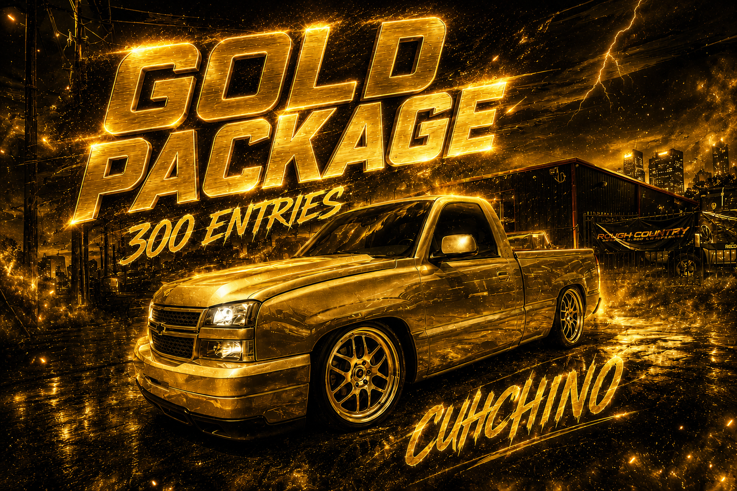 Gold package 300 entries